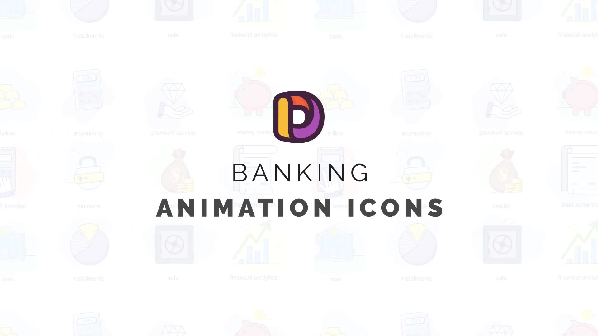 Banking Animation Icons Videohive 34760759 After Effects Image 2