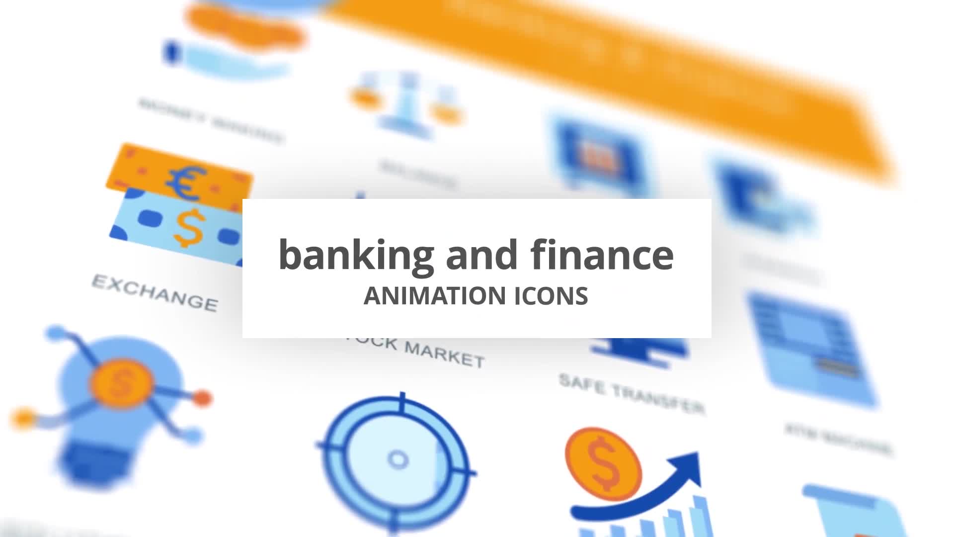 Banking & Finance Animation Icons Videohive 28167918 After Effects Image 1