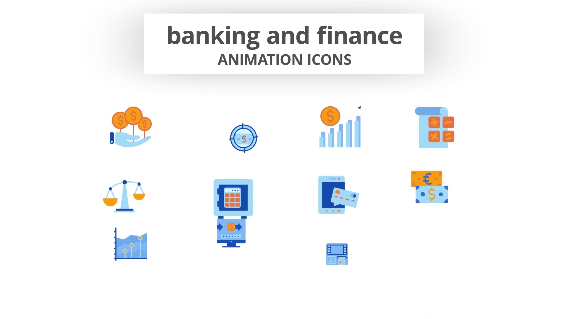 Banking & Finance Animation Icons Videohive 28167918 After Effects Image 4