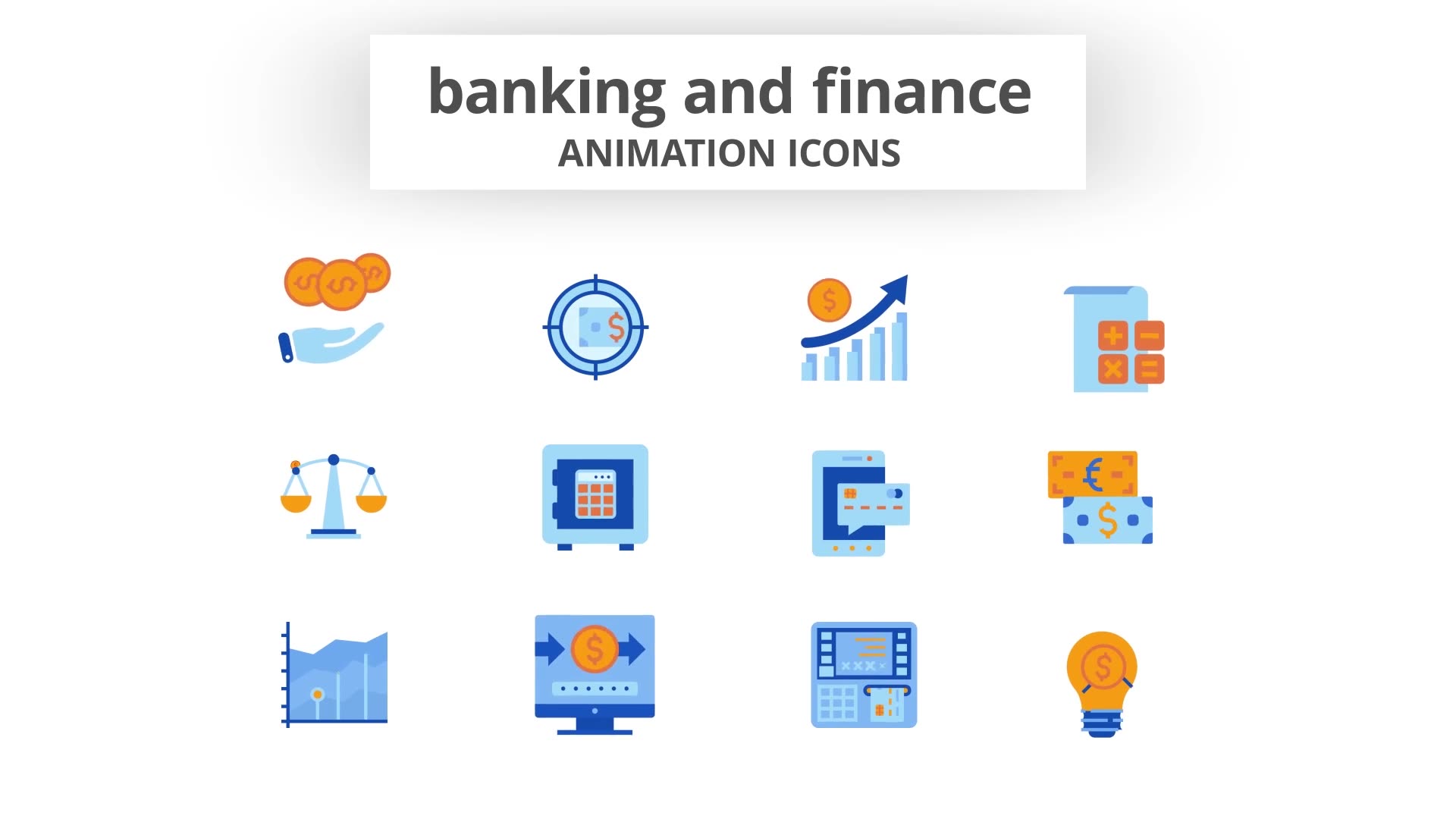 Banking & Finance Animation Icons Videohive 28167918 After Effects Image 6