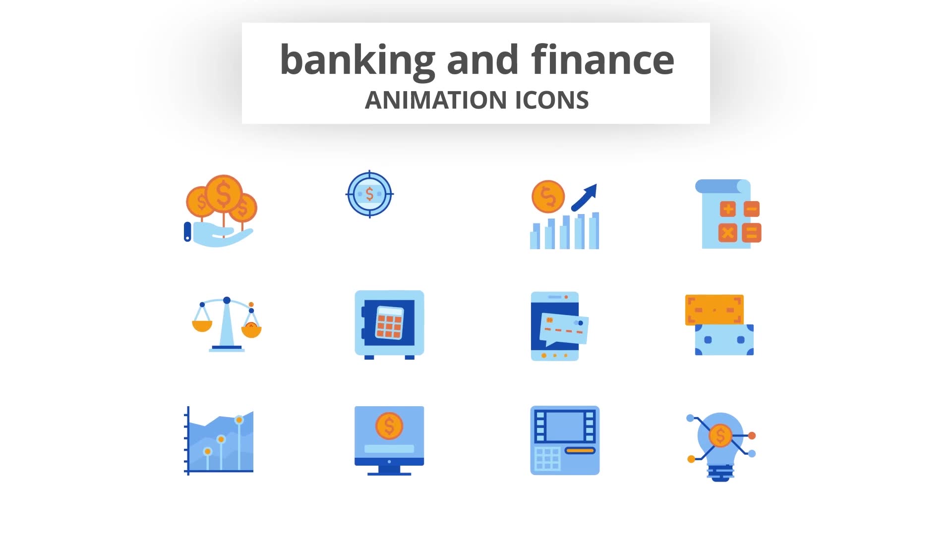 Banking & Finance Animation Icons Videohive 28167918 After Effects Image 7