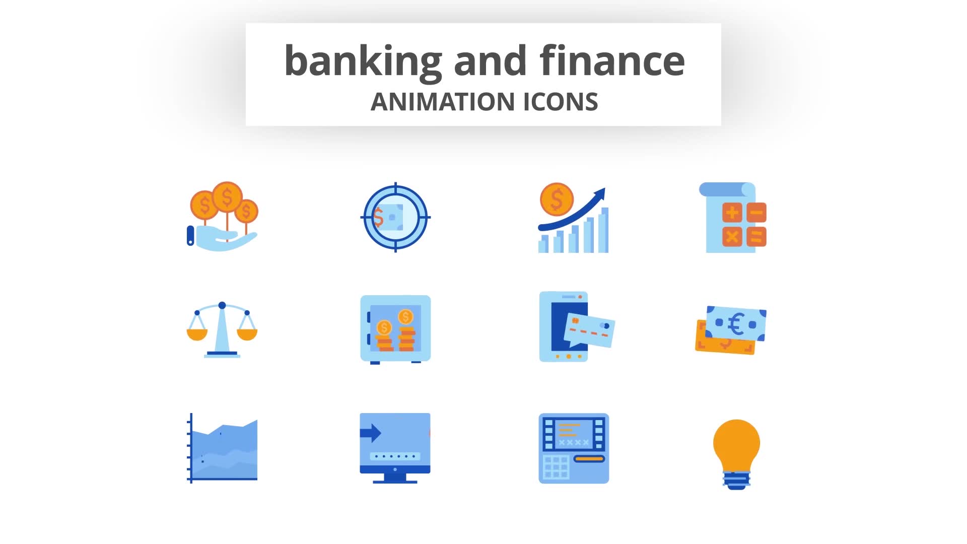 Banking & Finance Animation Icons Videohive 28167918 After Effects Image 8