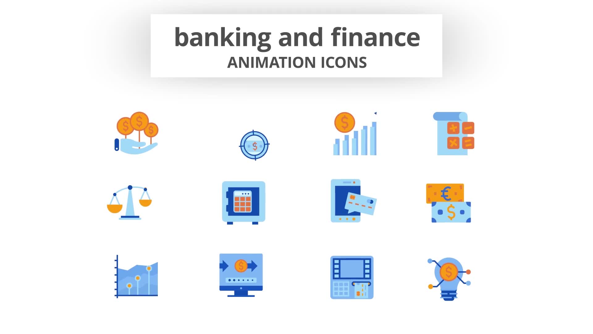 Banking & Finance Animation Icons Videohive 28167918 After Effects Image 9