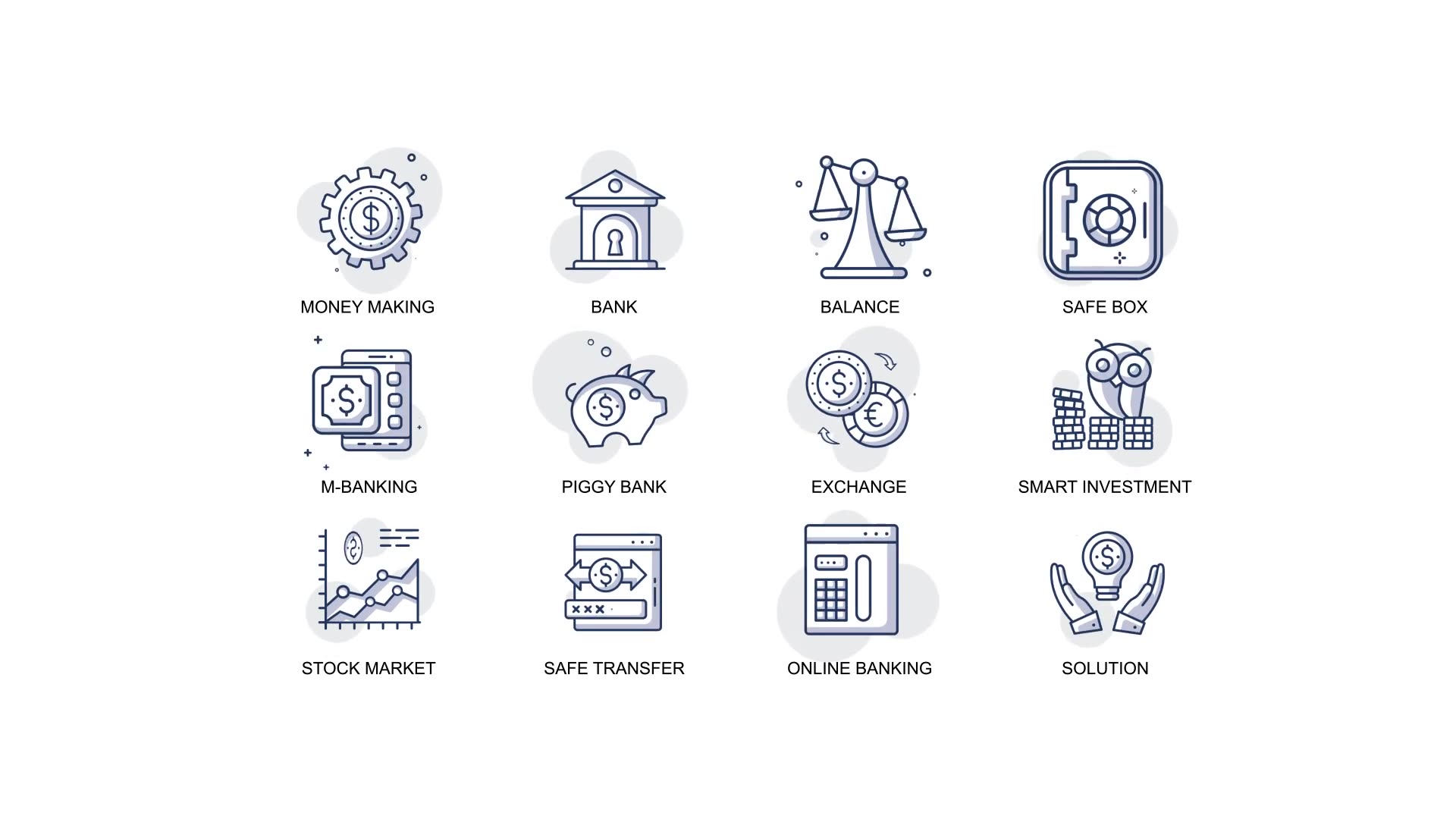Banking & Finance Animation Icons Videohive 34567488 After Effects Image 6