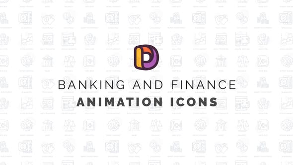 Banking & Finance Animation Icons - Download Videohive 34567488