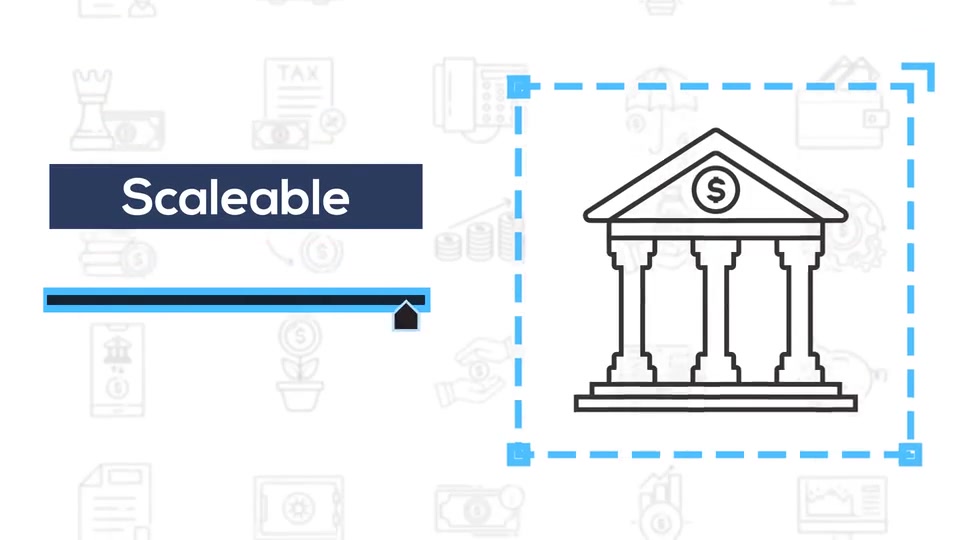 Banking & Finance Line Icons Videohive 34368341 After Effects Image 5