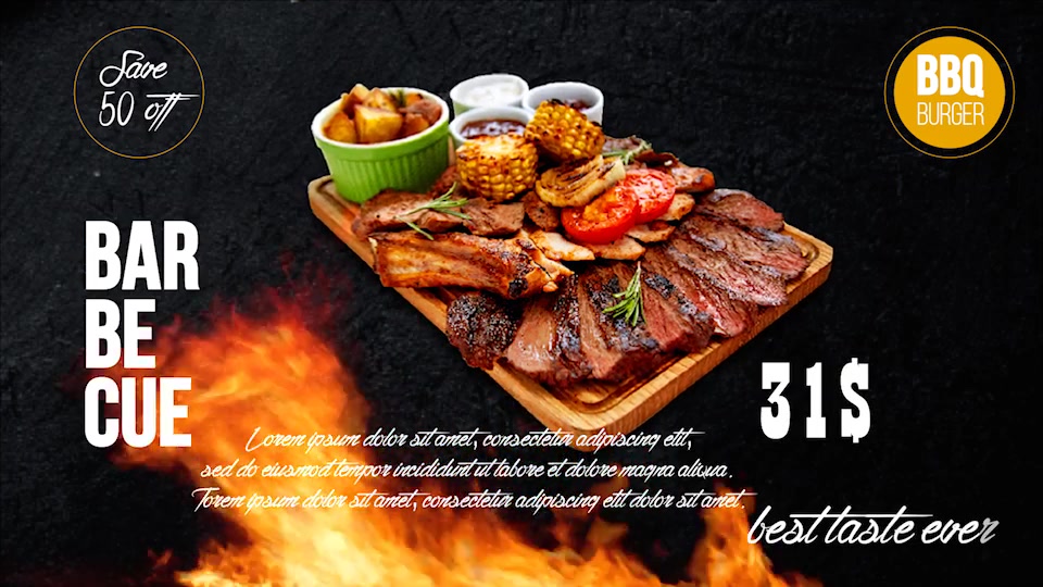 Barbecue Food Promo Videohive 32196808 After Effects Image 11