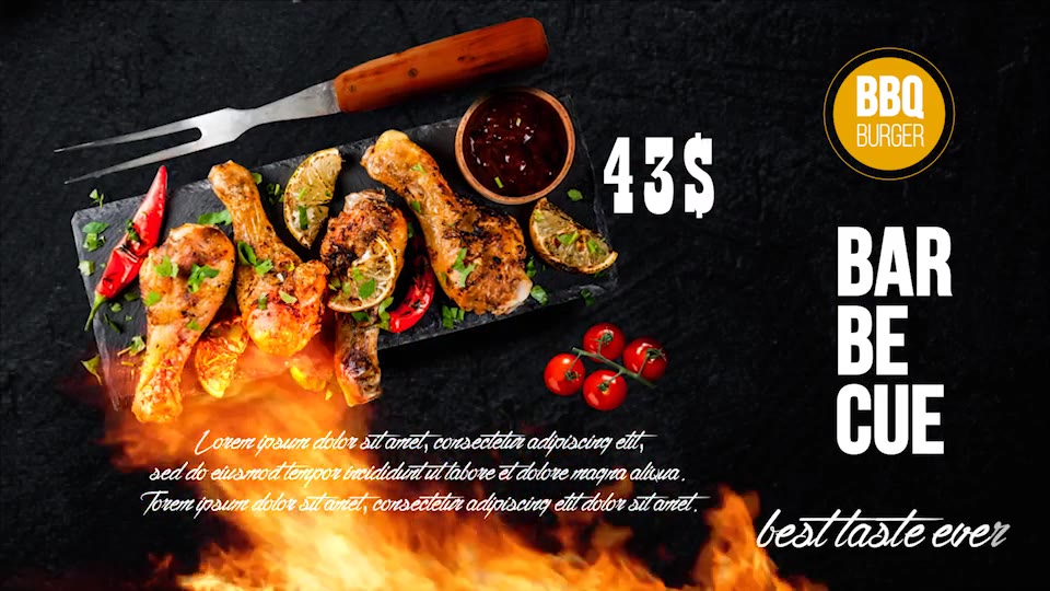Barbecue Food Promo Videohive 32196808 After Effects Image 3