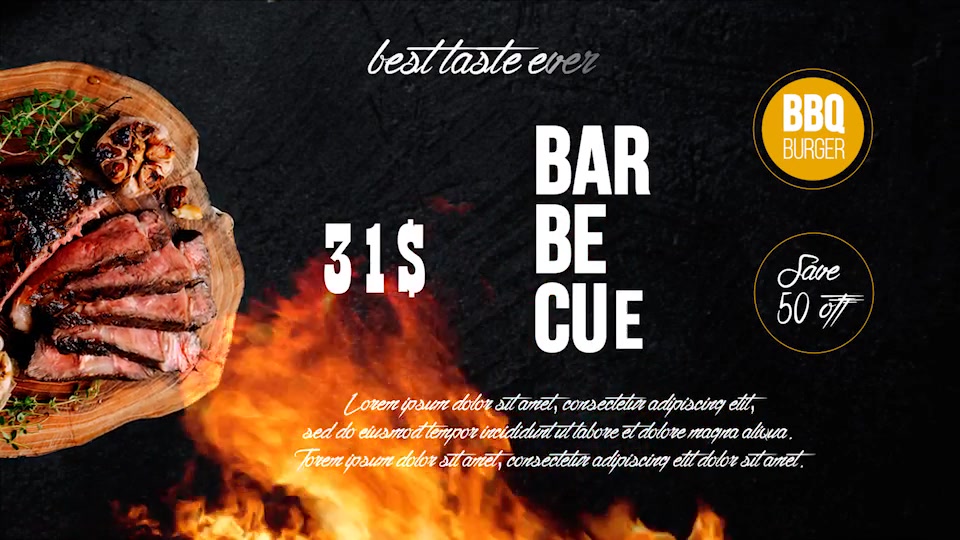 Barbecue Food Promo Videohive 32196808 After Effects Image 6