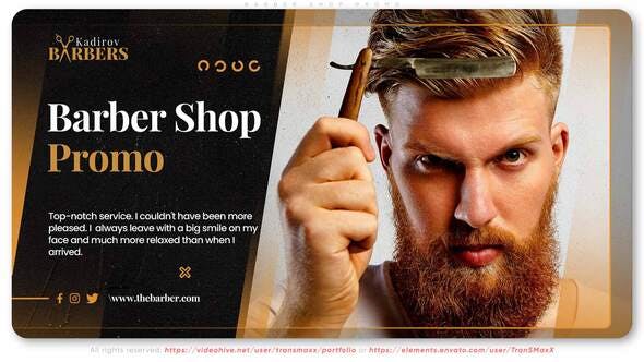 Barber Shop Promo - Download 29876704 Videohive