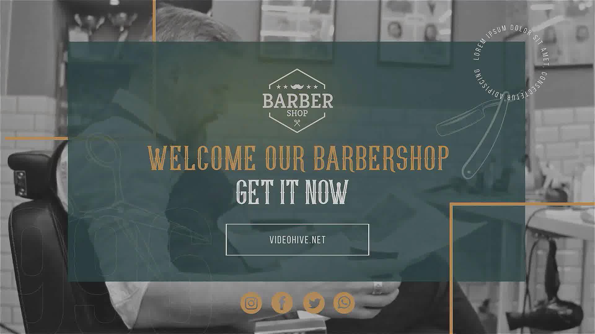 FREE) Videohive Barber Shop XO 32462544 - Free After Effects