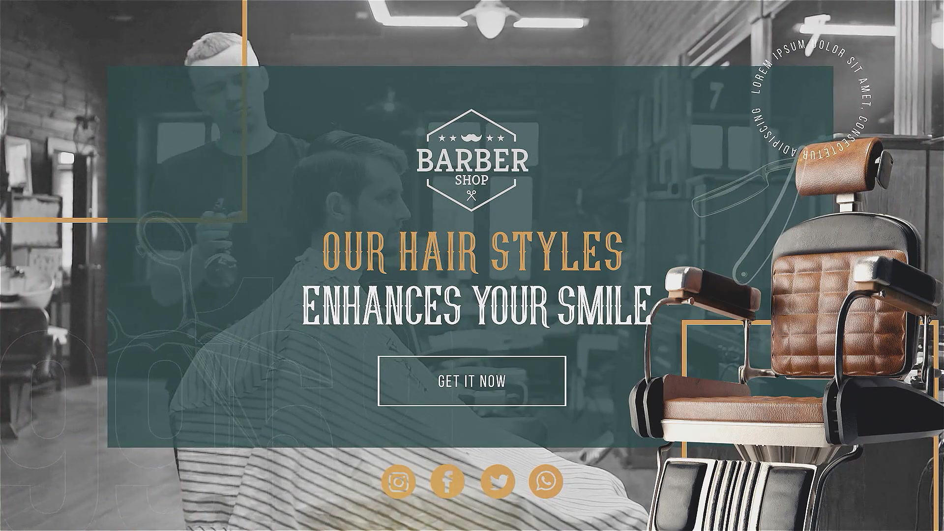 FREE) Videohive Barber Shop XO 32462544 - Free After Effects