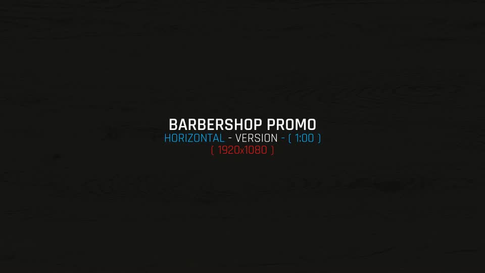 Barbershop Promo Videohive 35543520 After Effects Image 1