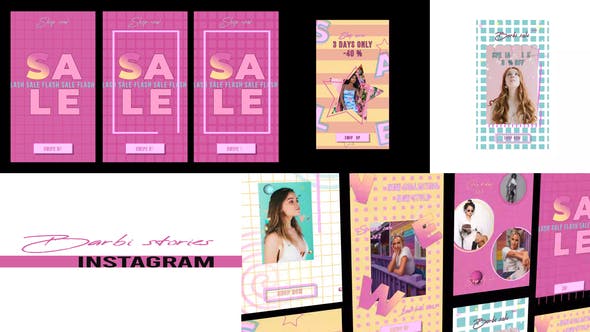 Barbie Sale Stories Instagram - Download 29978678 Videohive