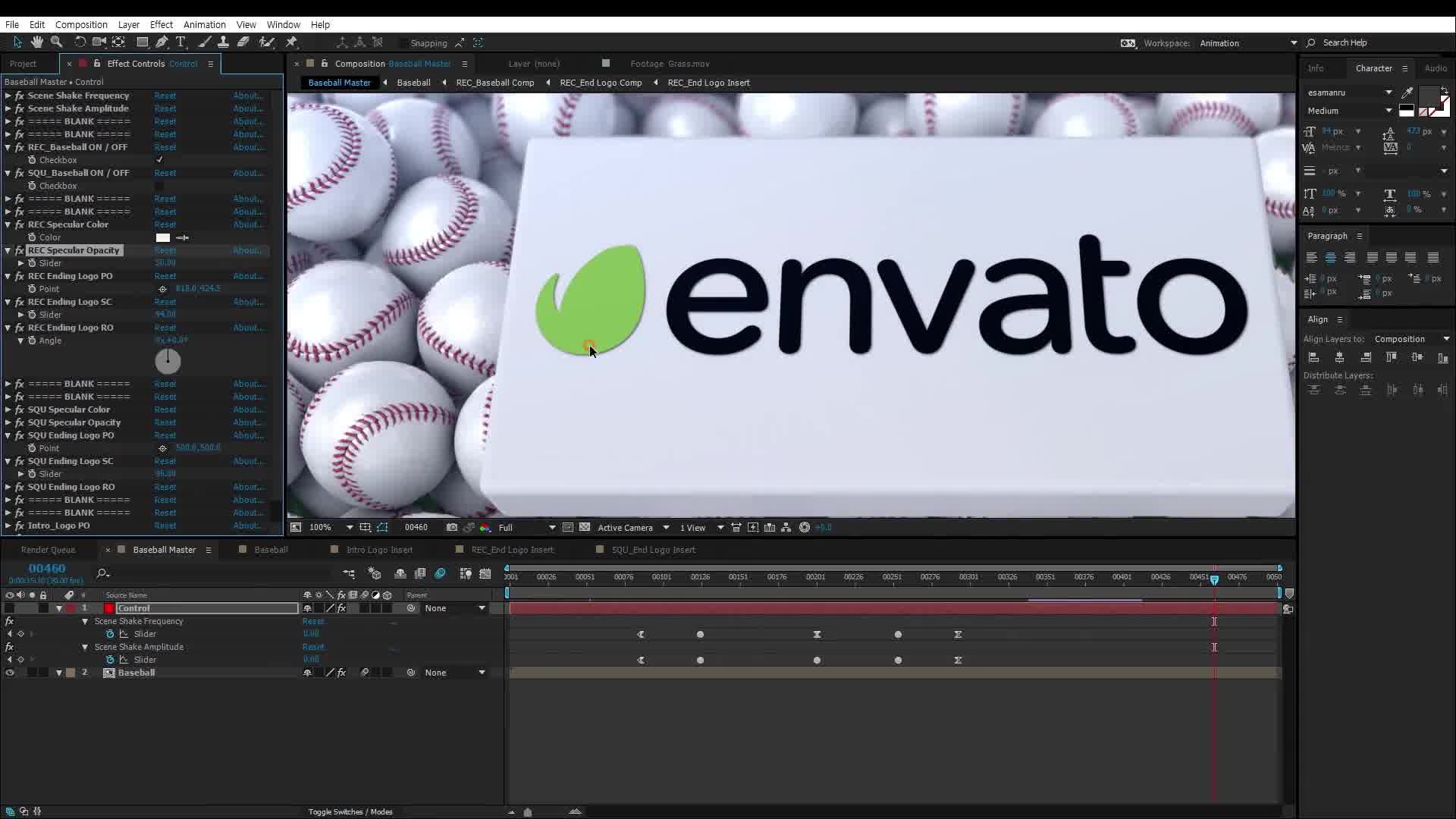 Baseball Logo Reveal 2 Videohive 34903317 After Effects Image 10