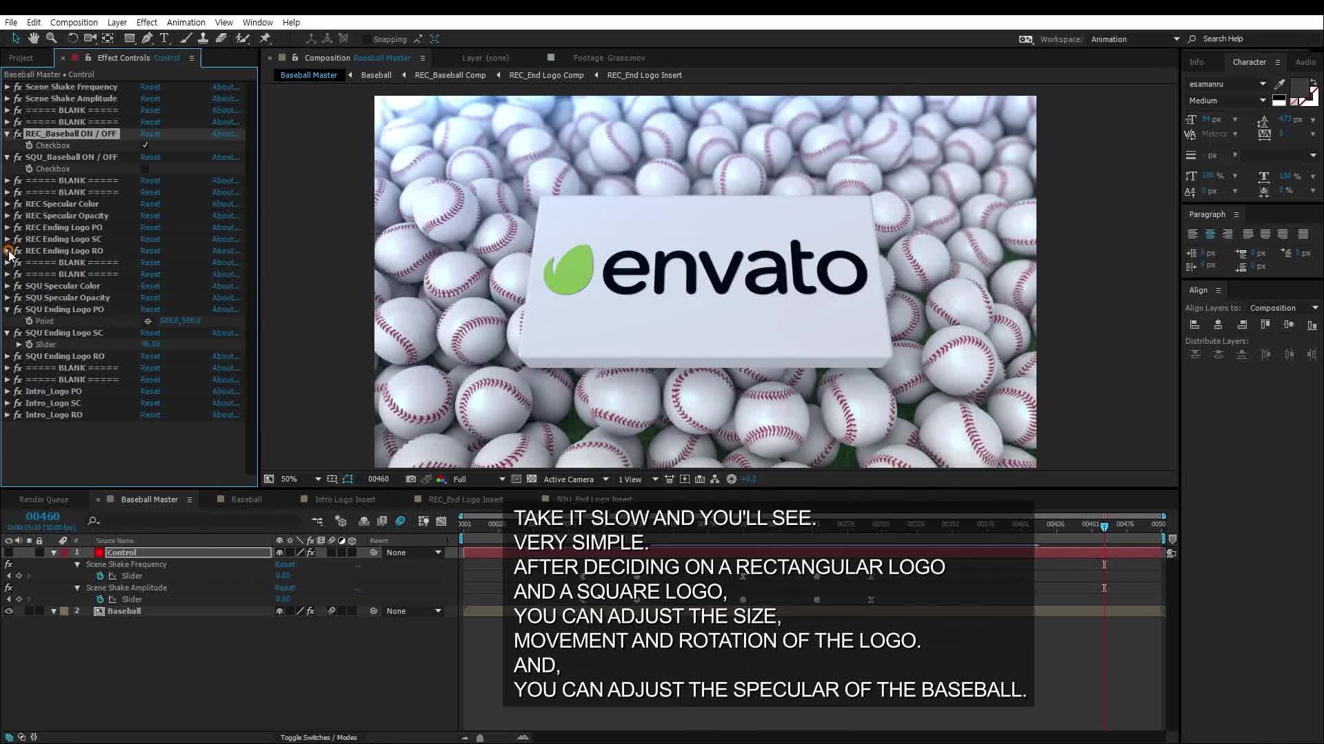 Baseball Logo Reveal 2 Videohive 34903317 After Effects Image 9
