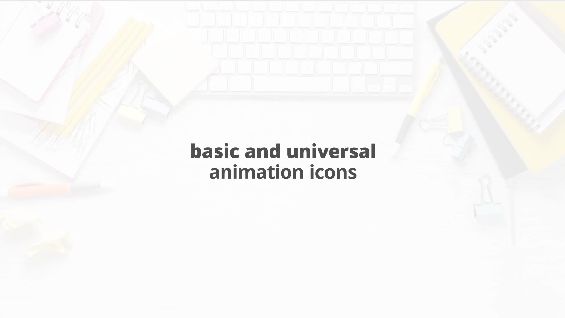 Basic and Universal Flat Animated Icons Videohive 24429348 After Effects Image 2