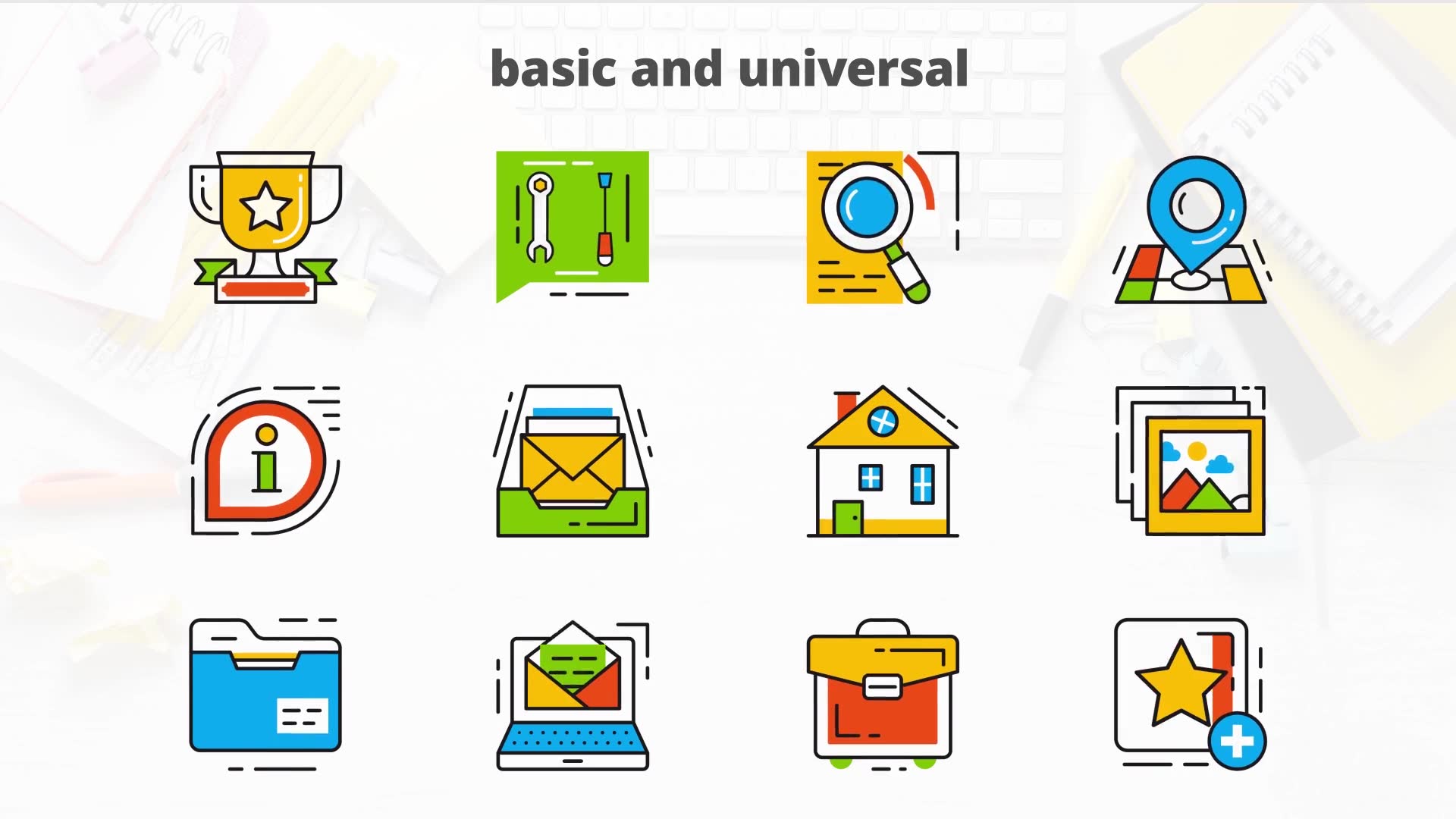 Basic and Universal Flat Animated Icons Videohive 24429348 After Effects Image 8