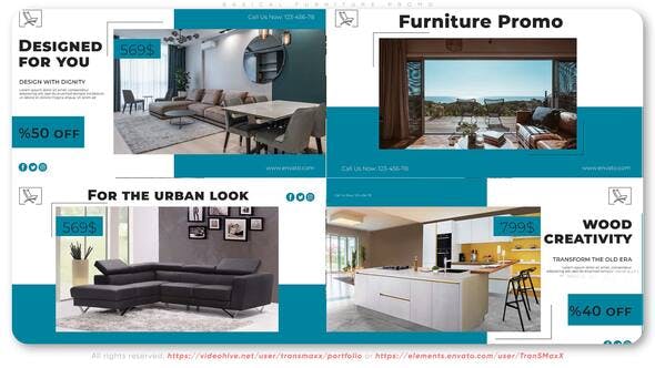 Basic Furniture Promo - Download Videohive 36588752