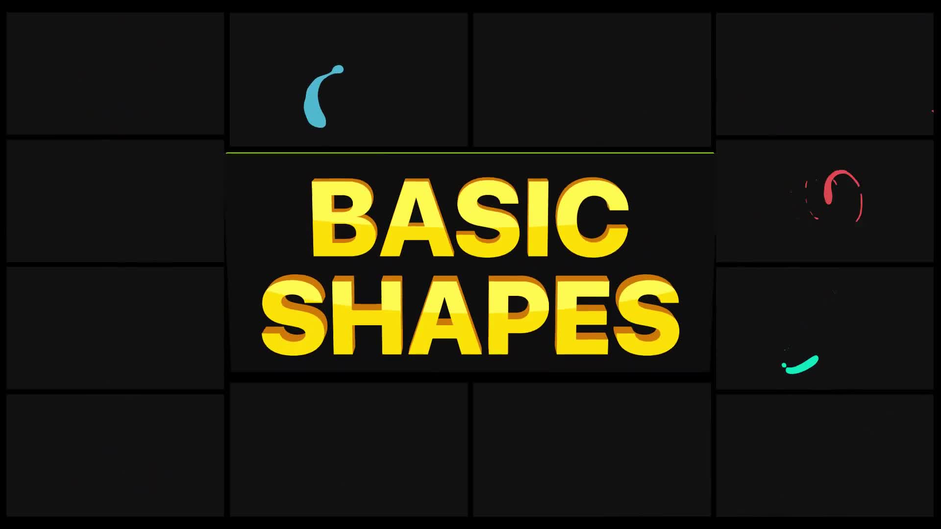 Basic Shapes Pack | Premiere Pro MOGRT Videohive 29383530 Premiere Pro Image 1