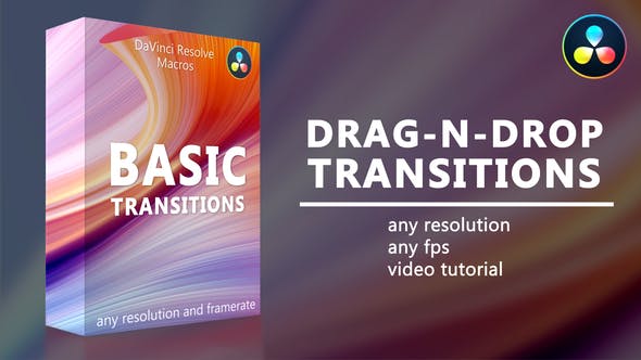 Basic Transitions for DaVinci Resolve - 36049313 Videohive Download