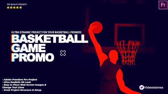 Basketball Game Promo Basketball Intro Premiere Pro - 34205080 Download Videohive