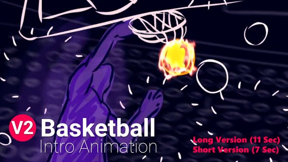 Basketball Intro Animation - 8888093 Videohive Download