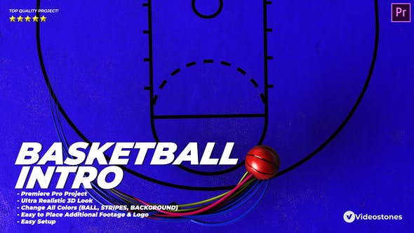 Basketball Intro Basketball Opener Premiere Pro - Videohive 37104948 Download