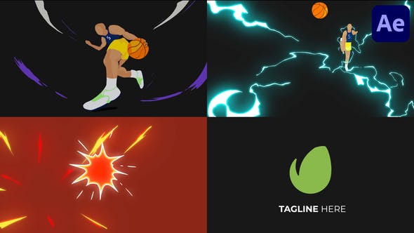 Basketball Logo for After Effects - Download Videohive 38543557