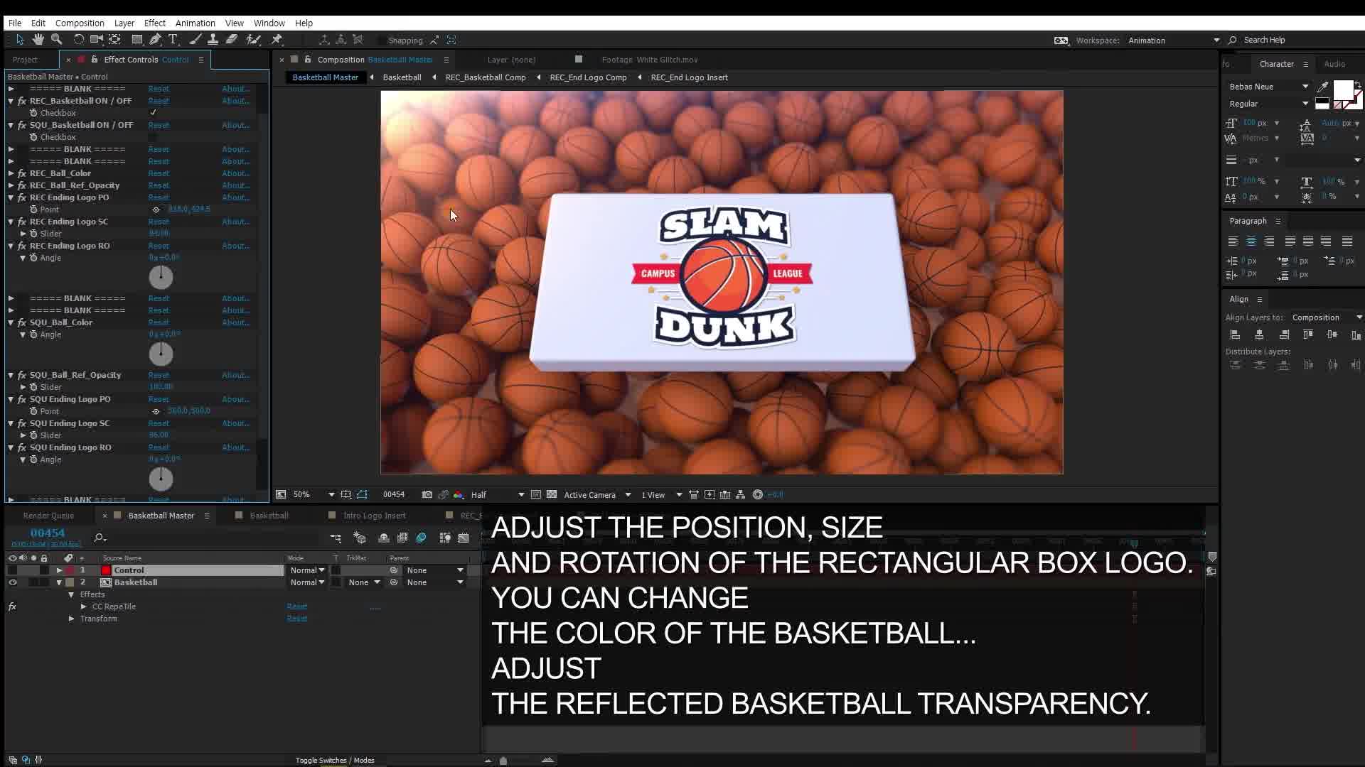 Basketball Logo Reveal 2 Videohive 35234710 After Effects Image 11