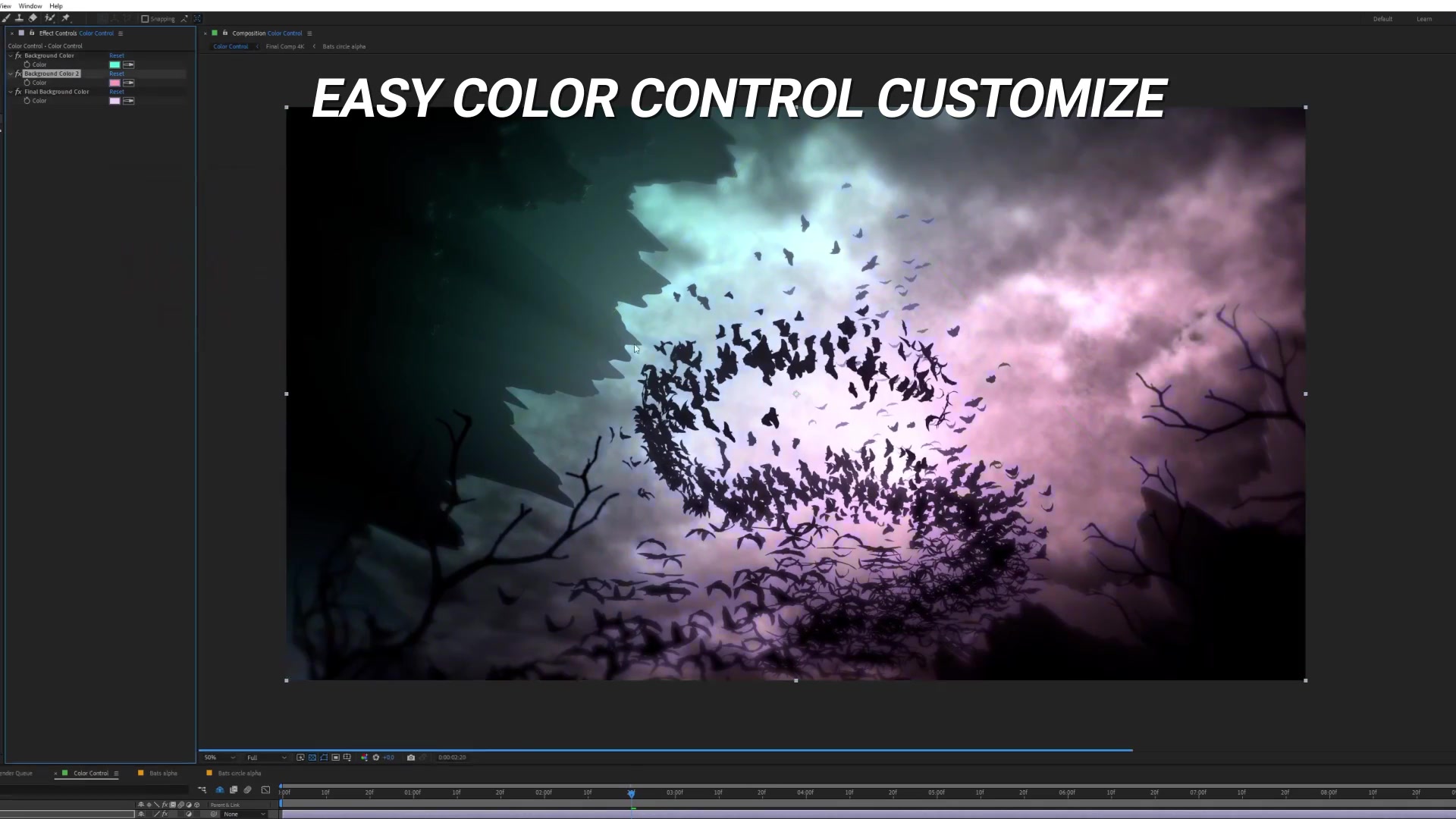 Bats Storm Halloween Logo Reveal Videohive 34264368 After Effects Image 5