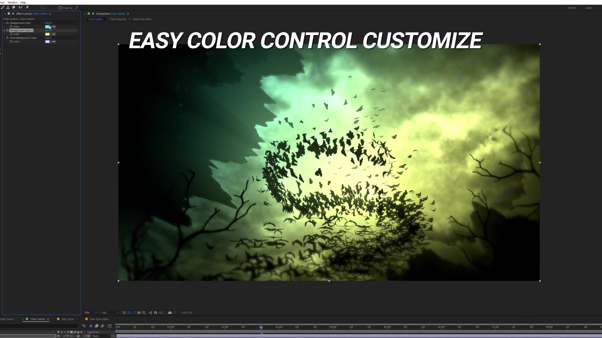Bats Storm Halloween Logo Reveal Videohive 34264368 After Effects Image 6