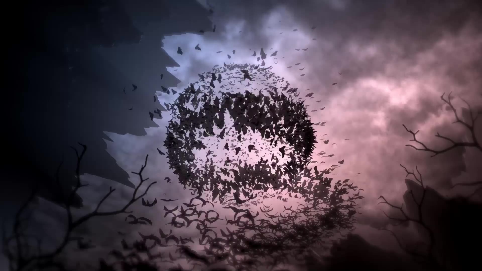 Bats Storm Halloween Logo Reveal Videohive 35942399 Premiere Pro Image 2