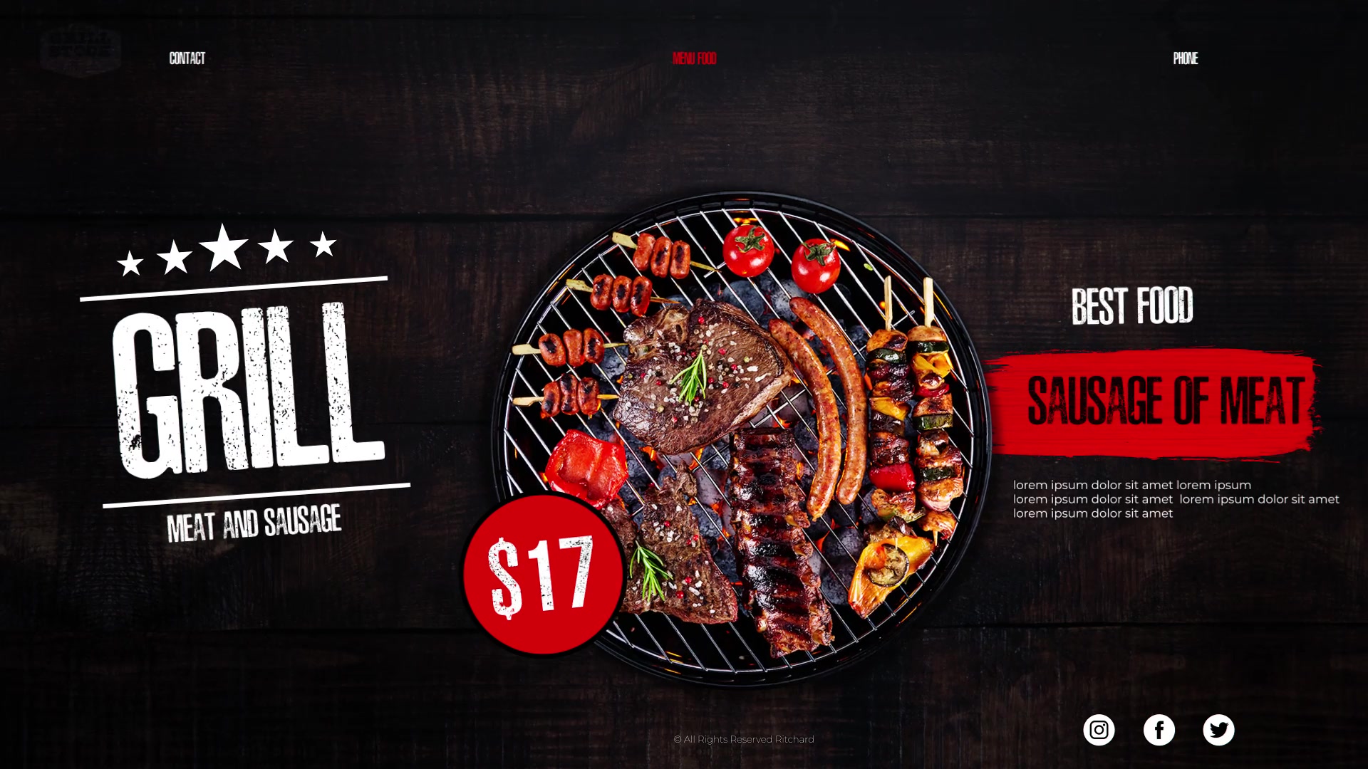 BBQ // Food Menu // Barbecue Videohive 31847422 After Effects Image 5