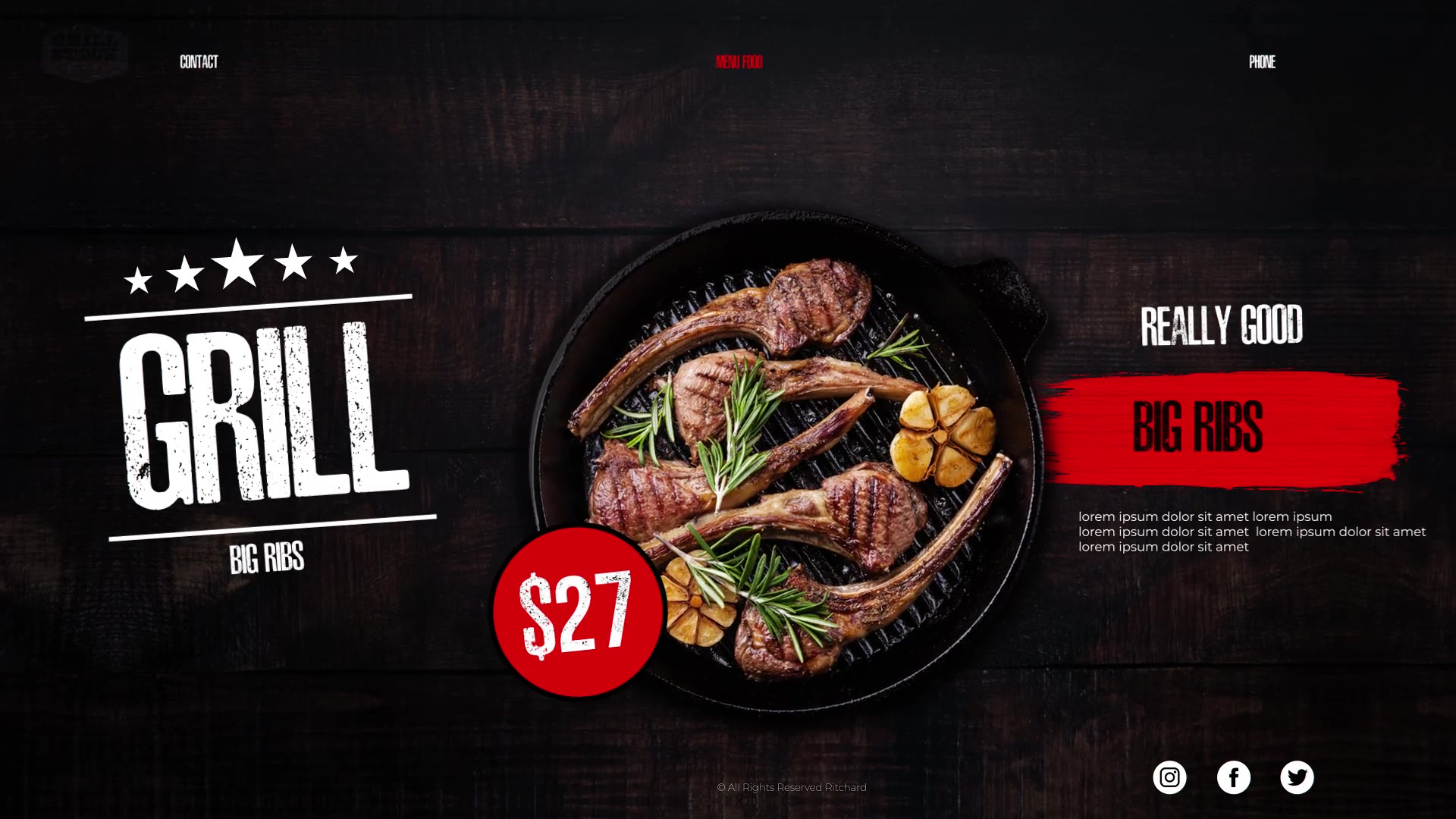 BBQ // Food Menu // Barbecue Videohive 31847422 After Effects Image 6