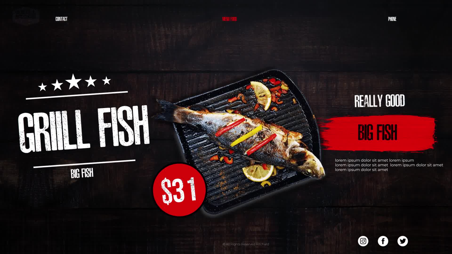 BBQ // Food Menu // Barbecue Videohive 31847422 After Effects Image 9