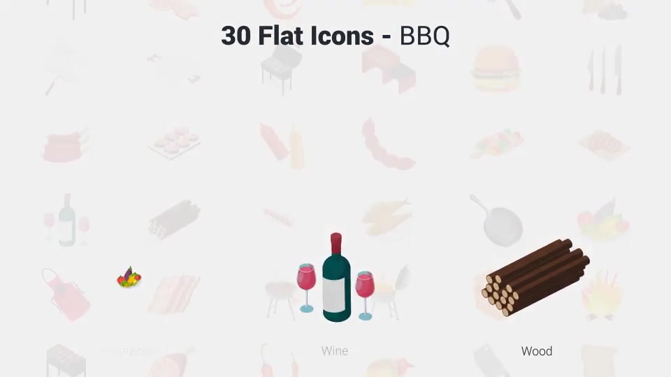 BBQ Icons Videohive 37716271 After Effects Image 12