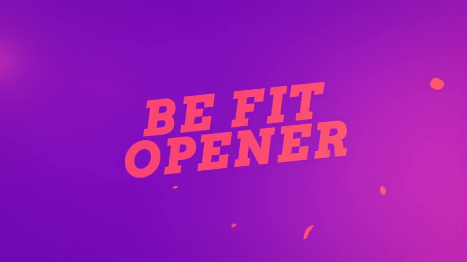 Be Fit Opener Videohive 20188556 After Effects Image 2