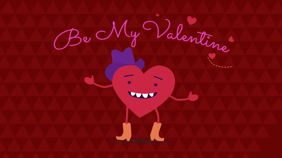 Be My Valentine Cartoon Greeting - Download Videohive 10158349