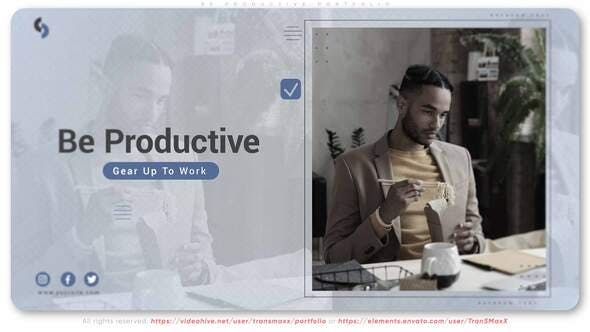 Be Productive. Life Balance Portfolio - Download 31882310 Videohive