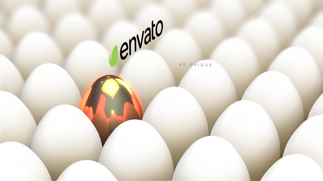 Be Unique Logo Reveal Golden Egg Videohive 15197564 After Effects Image 4
