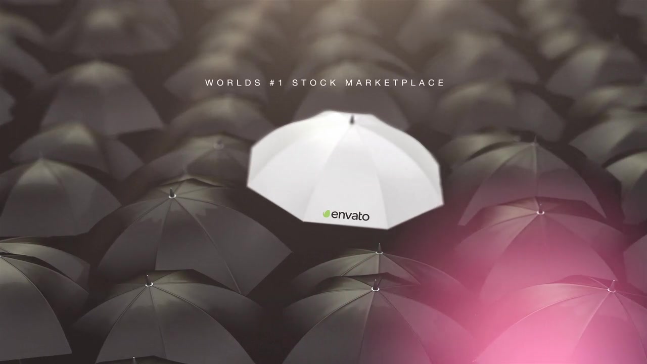 Be Unique Logo Reveal Umbrellas Videohive 14880760 After Effects Image 3