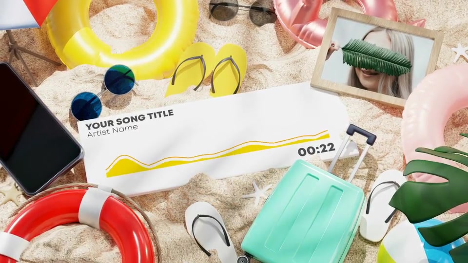 Beach Music and Podcast Visualizer 3D Videohive 33026786 After Effects Image 5