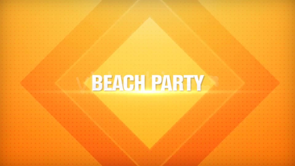 Beach Party Promo - Download Videohive 2920115