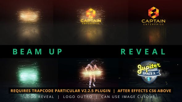 Beam Up Particle Logo Reveal - Download Videohive 24493766