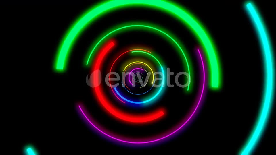 Beautiful Colorful Abstract Vj Loop Of Circles Videohive 24034804 Motion Graphics Image 1