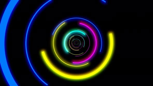 Beautiful Colorful Abstract Vj Loop Of Circles - 24034804 Download Videohive
