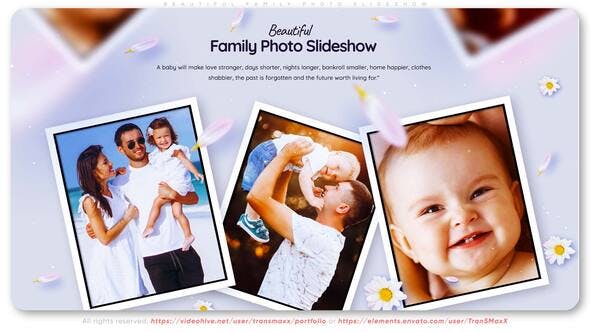 Beautiful Family Photo Slideshow - Videohive 37291930 Download