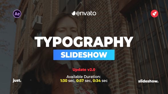 Beautiful Typography Slideshow - 23340618 Download Videohive