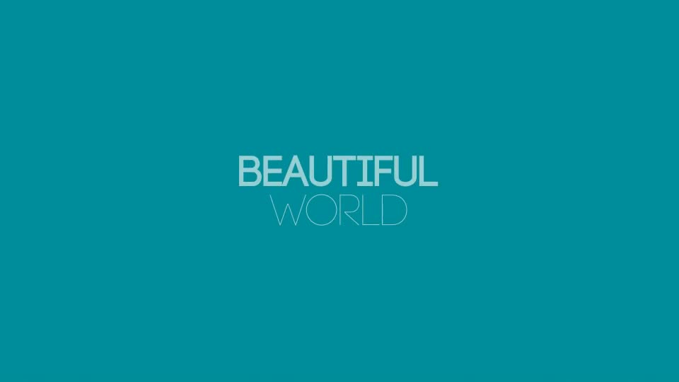 Beautiful World Videohive 10160628 After Effects Image 1